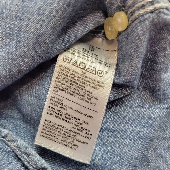 Gap Kids longsleeve button down shirt XS - Picture 4 of 4